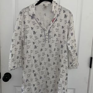 Ed Love large sleep shirt dogs